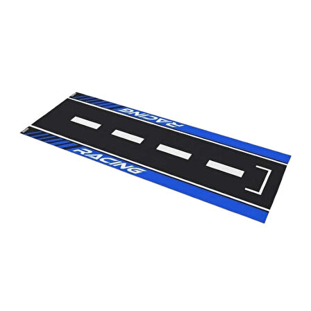 Gogo Motosiklet Halısı Kaydrımaz Mavi 80x220cm Universal