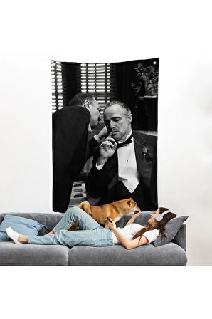 Godfather Mafya Film Duvar Örtüsü-7807