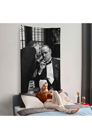 Godfather Mafya Film Duvar Örtüsü-7807