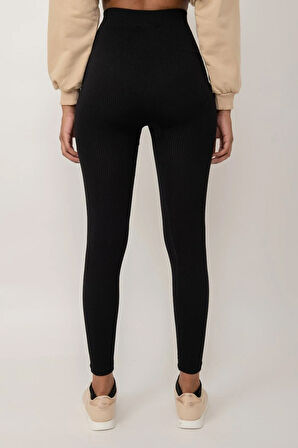 Yüksek Bel Fitilli Tayt