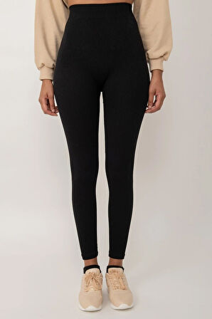 Yüksek Bel Fitilli Tayt