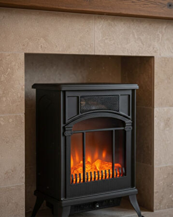 Reyo Stove Asur 1900W Ayaklı Elektrikli Şömine