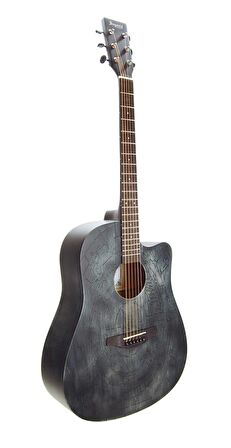 Akustik Gitar Segovıa Otantik Siyah SGA41SL