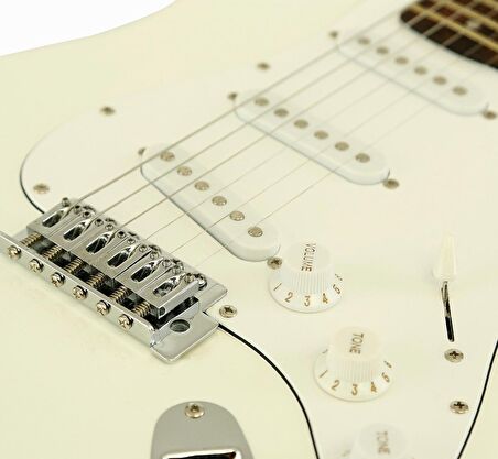 Gitar Elektro Xenon XNE3WH Stratocaster Kasa.