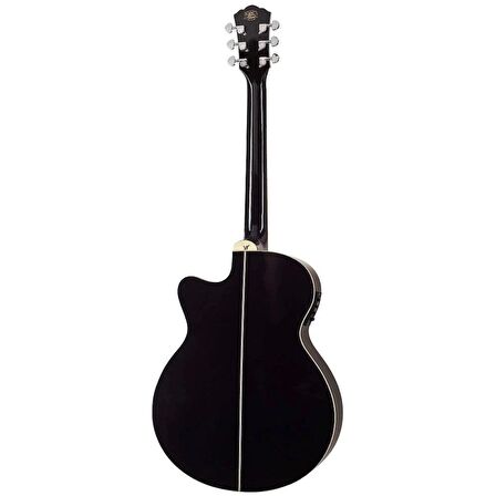 Washburn Ea12b Mini Jumbo Elektro Akustik Gitar