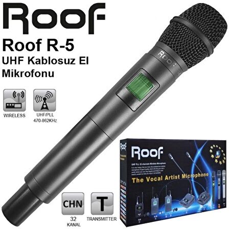 Roof R-5 El  Kablosuz El Mikrofonu