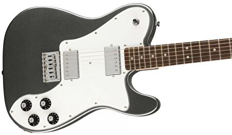 Squier Affinity Telecaster Deluxe Laurel Klavye Charcoal Frost Metallic Elektro Gitar