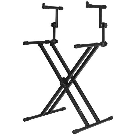 Gator Frameworks Gfw-key-5100x | Black 2 Tier X Style Keyboard Stand