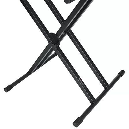 Gator Frameworks Gfw-key-5100x | Black 2 Tier X Style Keyboard Stand