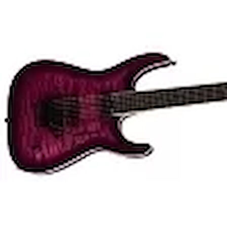 Jackson Js Dinky Arch Top Js32Q Dka Amaranth Klavye Transparent Purple Burst Elektro Gitar