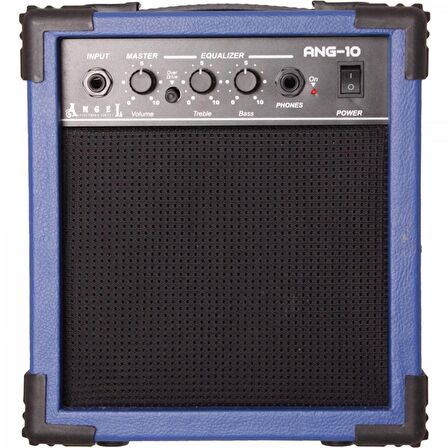 Angel Ang-10-blue Mavi 10 Watt Elektro Gitar Amfisi