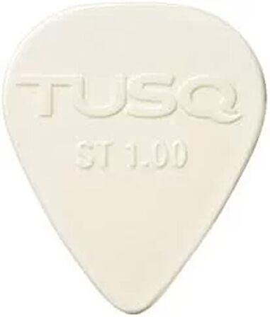 Graphtech PQp-0100-w6 TusQ Pick 1.00mm White 6 Pack Bright Tone (pena)