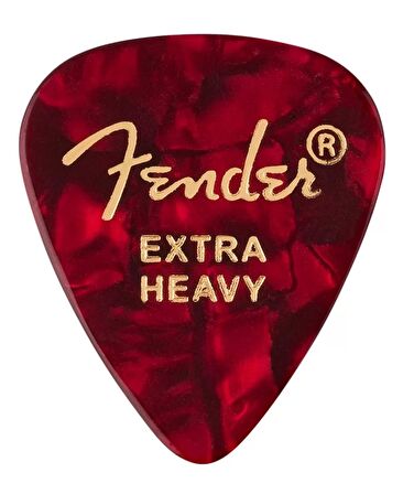Fender 351 Shape Premium Extra Heavy Red Moto 12 Count Pena