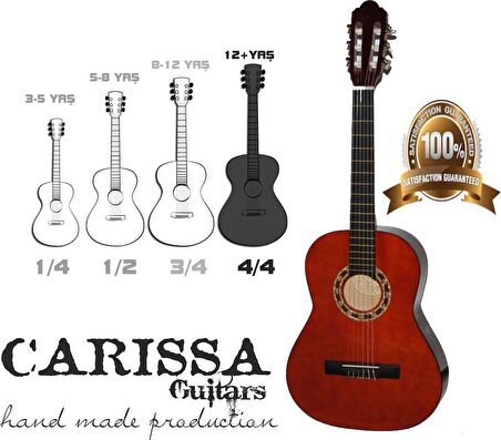 Carissa Cg-200 Sce Nat İnce Kasa Elektro Klasik Gitar