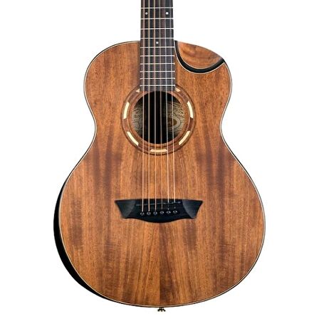 Washburn Wcgm55k Comfort G-mini 5 Koa Akustik Gitar