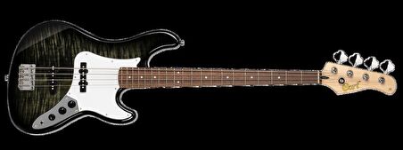 Cort Gb24jjtbk Bas Gitar Trans Black