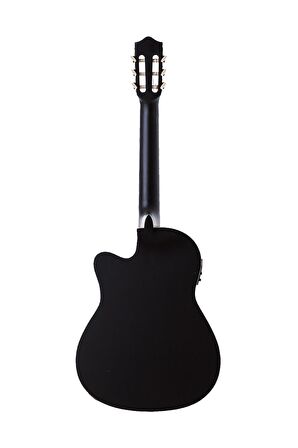 Carissa Cg-155ce Bk  Siyah Elektro Klasik Gitar