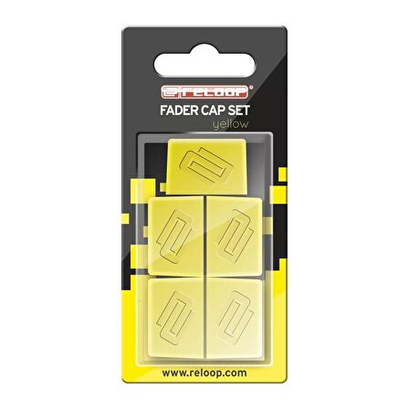 Reloop Fader Cap Set Yellow (set Of 5)