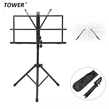 Nota Sehpası Tower Ns-10 Tel Nota Sehpası