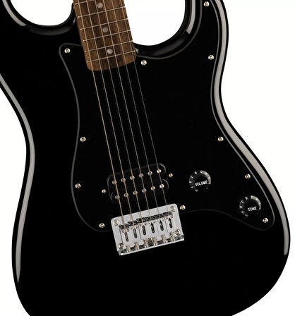 Squier Sonic Stratocaster Hard Tail H Laurel Klavye Bpg Black Elektro Gitar