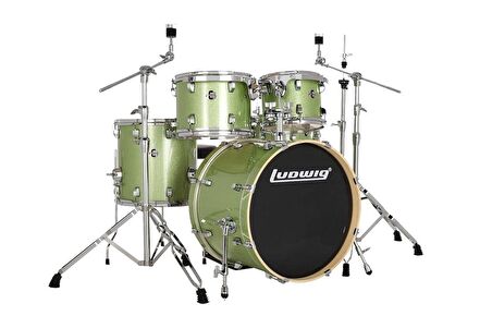 Ludwig  Element Evolution Le520018 5 Pc 20" Mint Sparkle Bateri Seti