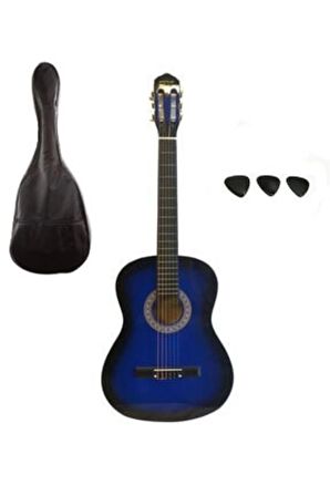 Sidney Mavi Klasik Gitar 4/4 Tam Boy
