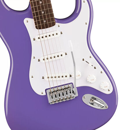 Squier Sonic Stratocaster Laurel Fingerboard White Pickguard Ultraviolet Elektro Gitar