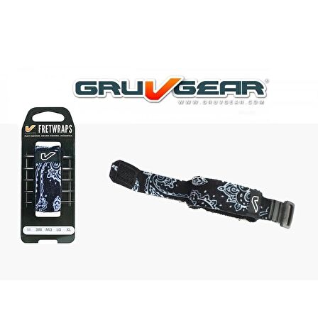 Gruv Gear Fretwrap - Siyah Bandana - Medium