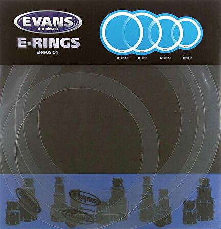 Evans Efus Ring 10+12+14+14 Fusıon Kit Davul Ton Kontrol Halk