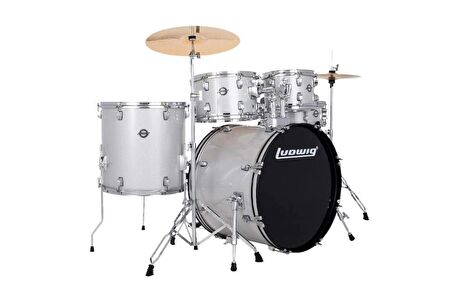 Ludwig Accent Fuse Silver Sparkle Akustik Davul Seti