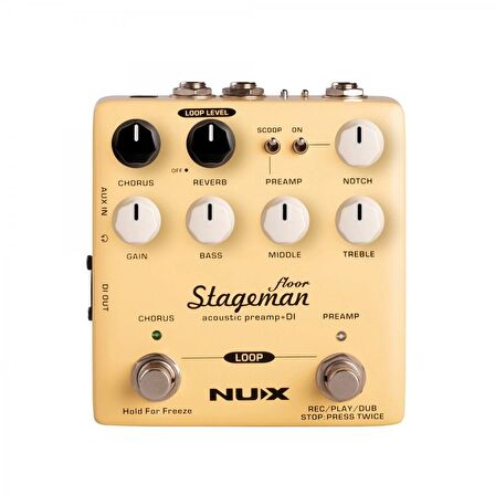 Nux Nap-5 Stageman Akustik Enstruman Preamp & Dı Box