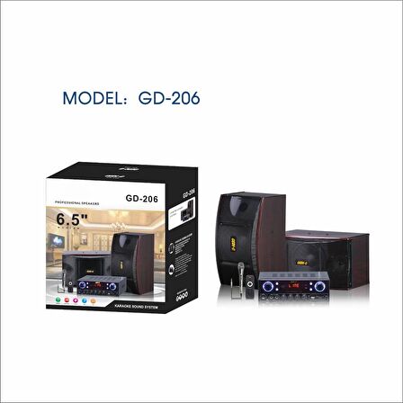 Pro Paket Sistem  Gd-206 2.0 Home Teathre 6"