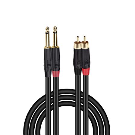 Kretz Dj Cables 2ts-2rca 3 Metre