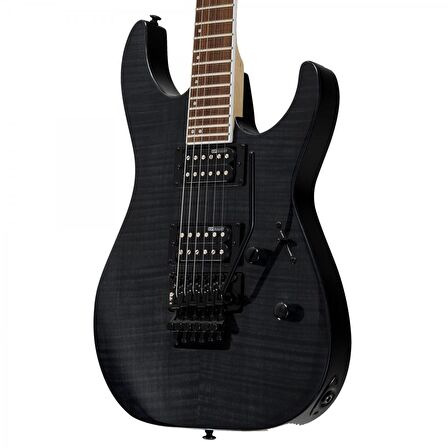 Esp Ltd M-200fm Flame Black Elektro Gitar