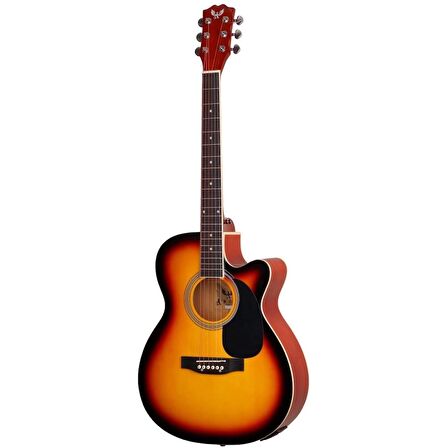 Angel Afg100-sb Sunburst Akustik Gitar