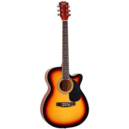 Angel Afg100-sb Sunburst Akustik Gitar