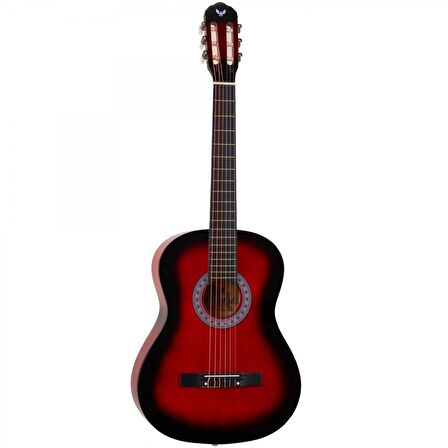 Angel Acg100-rds 4/4 Kırmızı Klasik Gitar