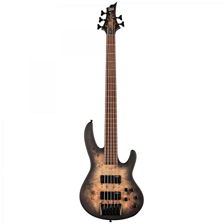 Esp Ltd D-5 Black Natural Burst Satin Bas Gitar