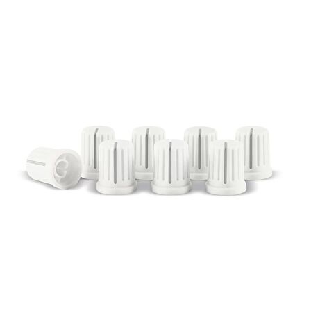 Reloop Knob Cap Set White (set Of 8)