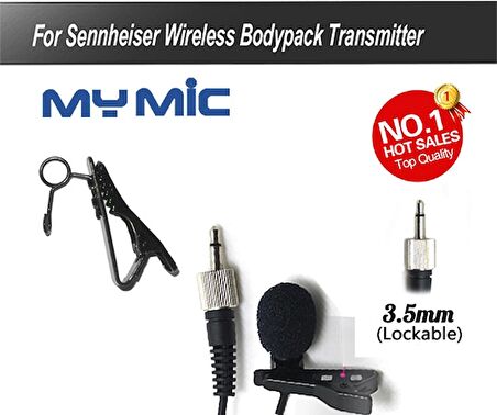 Yaka Mikrofonu 3.5mm Famale-screw Jack(sennheiser Uyumlu)mono