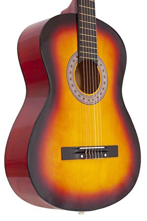 Madrıd Mcg-120 Sb Sunburst-günbatımı 39 Klasik Gitar Tam Boy