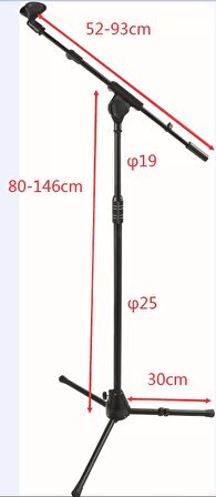 D-stand Ms-116 Mikrofon Stand