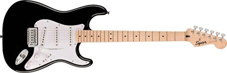 Squier Sonic Stratocaster Black Frontman 10g Elektro Gitar Seti