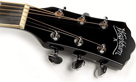 Washburn Ad5ceb Siyah Elektro Akustik Gitar Paketi