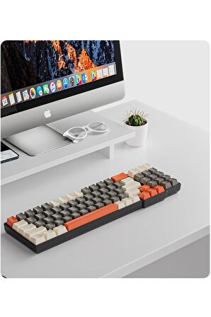 K780 Kompakt Mekanik Oyuncu Klavyesi-Hot swap-78 Tuş-Switch Hediyeli