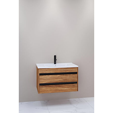 Levante 85 Cm Beyaz Lavabolu Alt Modül