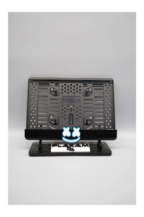 Neon Yüz 3D Kabartmalı Pleksi Mavi Motor Plakalık