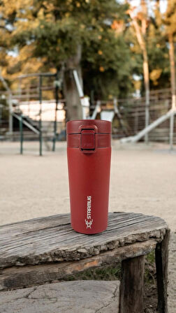 STARMUG Sızdırmaz Kapaklı Paslanmaz Çelik Termos Bardak 380 ml