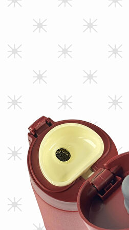 STARMUG Sızdırmaz Kapaklı Paslanmaz Çelik Termos Bardak 380 ml
