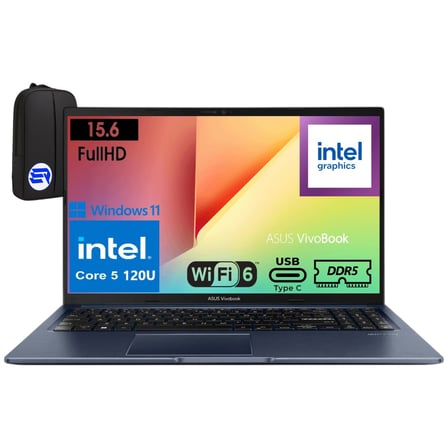 Asus Vivobook 15 Intel Core 5-120U 40GB Ram 2tb SSD 15.6" Windows 11 Home X1504VA-BQ4126WEP17 + Elektropasaj Çanta